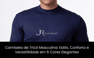 Camiseta de Tricot Masculina: Estilo, Conforto e Versatilidade em 6 Cores Elegantes