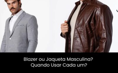 Blazer ou Jaqueta Masculina? Quando Usar Cada um?